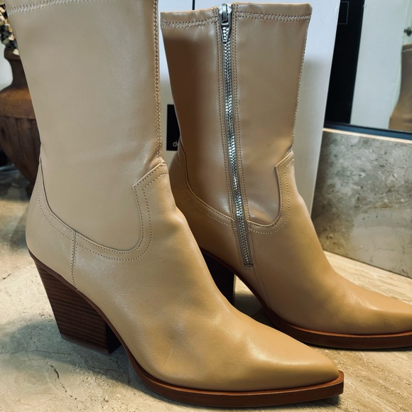 Dolce Vita Boyd boots in tan leather, women’s size 9.5 - Picture 3 of 6